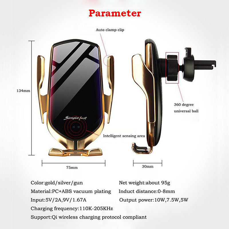 Digital Led Wireless Charger Speaker